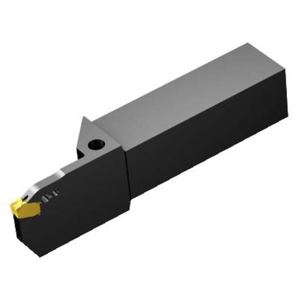 Sandvik Coromant 6427645 CoroCut QD Shank Tool With Internal Coolant, Insert Compatibility: QD-NK-0600-0003-CM, K Insert Seat, Right Hand Cutting, External, 32 mm H x 32 mm W Shank, QD-R/LF..C..A Toolholder