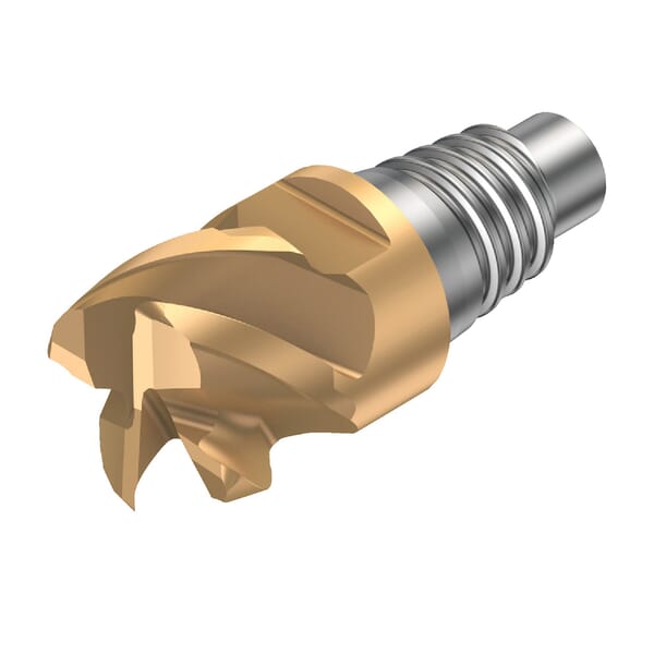 Sandvik Coromant 5758355 CoroMill 316 Exchangeable Medium Length Straight Milling Head, ANSI Code: 316-20SM450-20040P 1030, 316..SM..P Milling Tip Style, End Mill Milling Tip, Solid Carbide, 4 mm Corner Radius, Manufacturers Grade: 1030, 4 Flutes