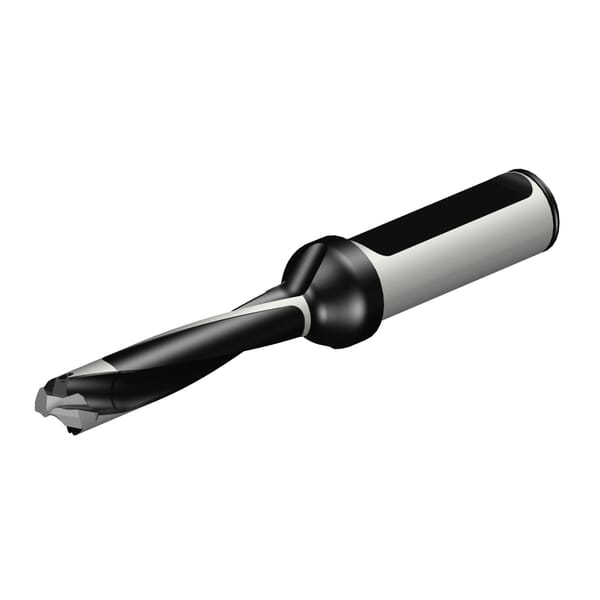 Sandvik Coromant 6035615 CoroDrill 870 Exchangeable Tip Drill, 11 to 11.49 mm Drill, 122 mm OAL, 5.194XD Drill Depth by Dia Ratio, 16 mm Dia Shank