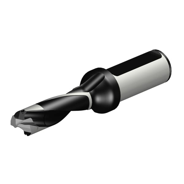 Sandvik Coromant 6035743 CoroDrill 870 Exchangeable Tip Drill, 19 to 19.99 mm Drill, 142 mm OAL, 3.166XD Drill Depth by Dia Ratio, 25 mm Dia Shank