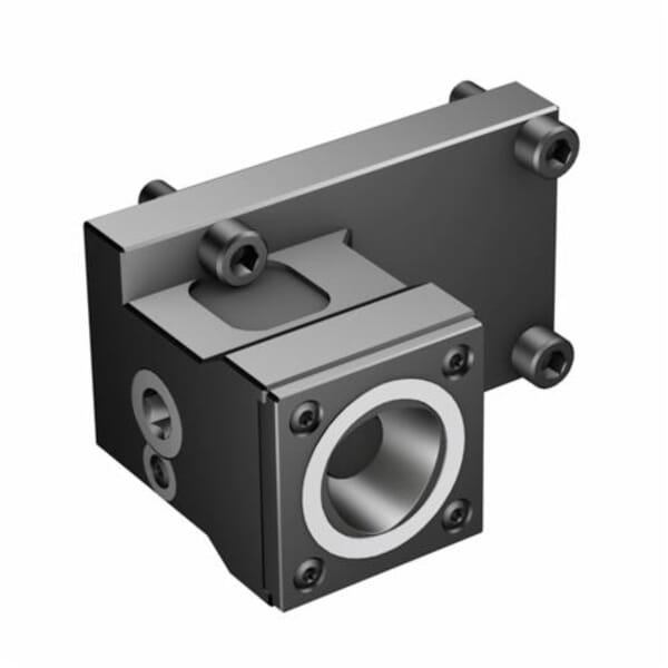 Sandvik Coromant 6075948 Left Hand Manual Mechanical Clamping Unit, Coromant Capto Shank, C4 Workpiece Side, MS-40A Arbor/Shank, 4.6063 in Dia Body, 3.5433 in OAL