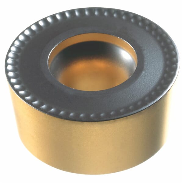Sandvik Coromant 5740920 CoroTurn 107 1-Sided Basic Shape Turning Insert, ANSI Code: RCMT 08 03 M0 3210, RCMT Insert, Material Grade: K, 0803M0 Insert, Round Shape, 08 Seat, Positive Rake, Neutral Cutting, For Use On Cast Iron, Carbide