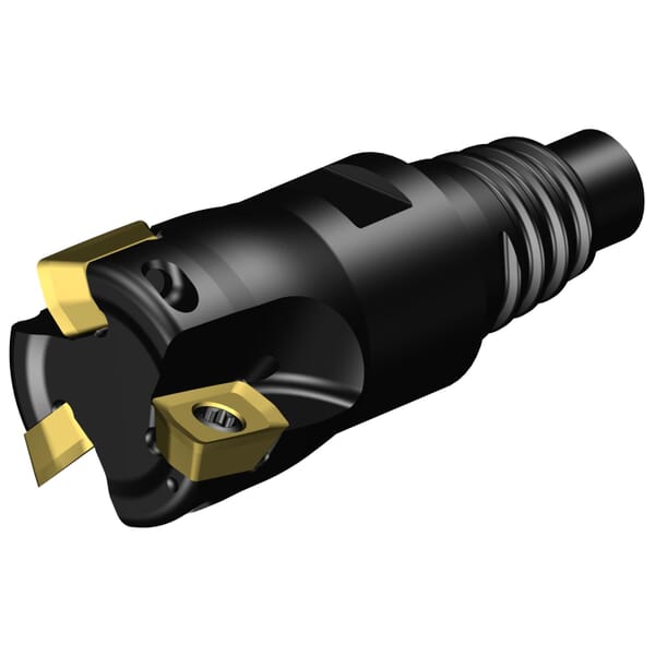 Sandvik Coromant 6851097 CoroMill 390 Shoulder Milling Cutter, ANSI Code: R390-014EH12-07M, 0.5511 in Dia Cutting, R390..EH..-07 Insert, Right Hand Cutting, 90 deg Lead Angle, 0.2283 in Max Depth of Cut