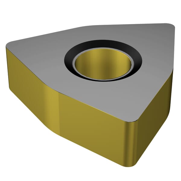 Sandvik Coromant 6868612 T-Max P Turning Insert, ANSI Code: WNMA 333-KR 3225, WNMA Insert, Material Grade: K, 333 Insert, Trigon Shape, 06 Seat, Negative Rake, Neutral Cutting, For Use On Cast Iron, Carbide, Manufacturers Grade: 3225