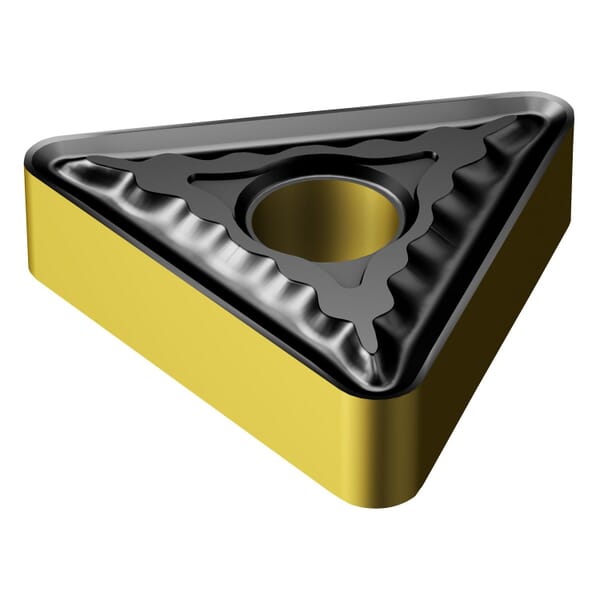 Sandvik Coromant 7080914 T-Max P Basic Shape Turning Insert, ANSI Code: TNMG 221-QM 4335, TNMG Insert, Material Grade: P, 221 Insert, Triangular Shape, 11 Seat, Negative Rake, Neutral Cutting, For Use On Steel, Carbide, Manufacturers Grade: 4335