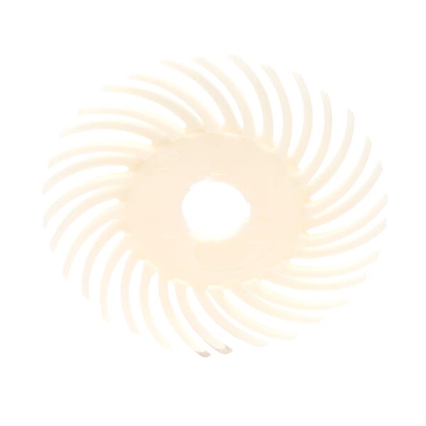 Scotch-Brite 7000000770 Radial Bristle Brush, 2 in Dia Brush, 3/8 in Arbor Hole, Plastic Fill