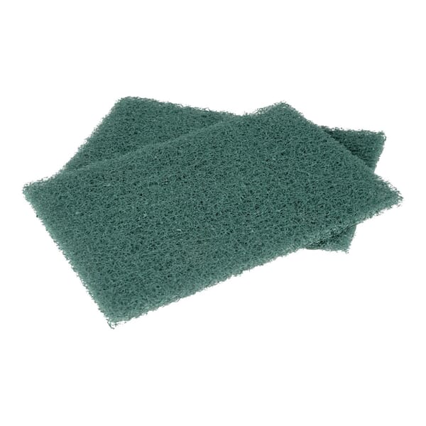 Scotch-Brite 7000045876 Heavy Duty Pad, Green, 9 in L x 6 in W x 1/4 in THK, Fiber Resin