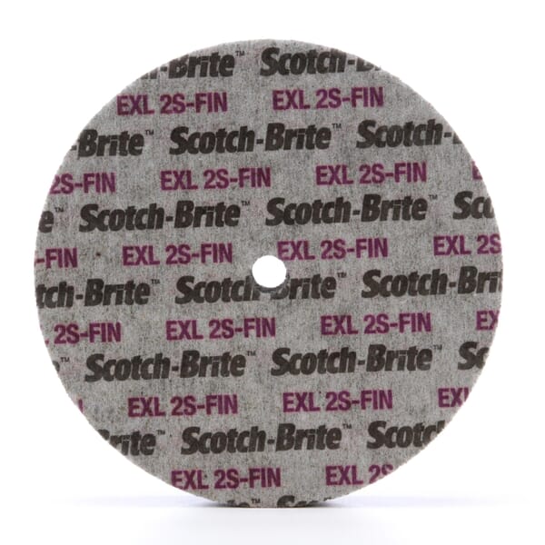 3M 7000028449 EXL High Performance Unitized Wheel, 6 in Dia Wheel, 1/2 in Center Hole, 1/4 in W Face, Fine Grade, Silicon Carbide Abrasive