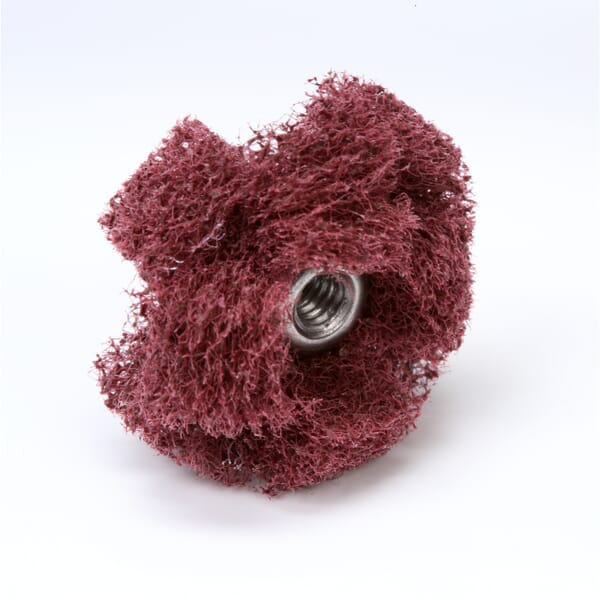 Scotch-Brite 7000121124 HS-XB Buff, 1 in Dia Buff, Very Fine Grade, 2 Ply