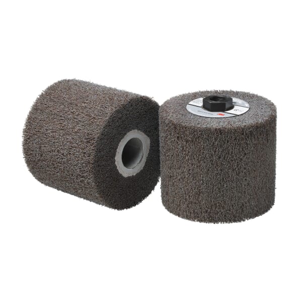 Scotch-Brite 7000121168 Flap Brush, 4.5 in Dia Wheel, 4 in W Face, Medium Grade, Aluminum Oxide Abrasive