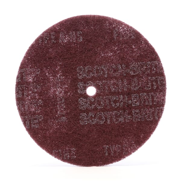 3M 7000120947 HS-DC High Strength Disc, 6 in Dia Disc, Very Fine Grade, Aluminum Oxide Abrasive, Non-Woven Backing
