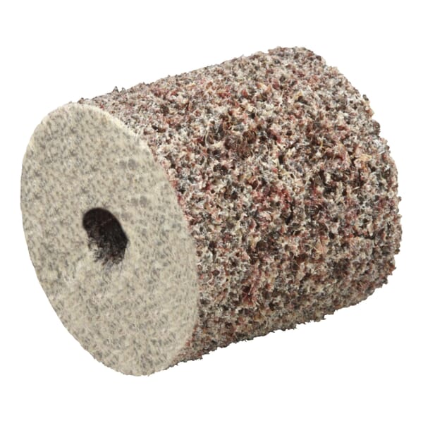 3M 7000045926 EXL High Performance Unitized Wheel, 1 in Dia Wheel, 3/16 in Center Hole, 1 in W Face, Coarse Grade, Aluminum Oxide Abrasive