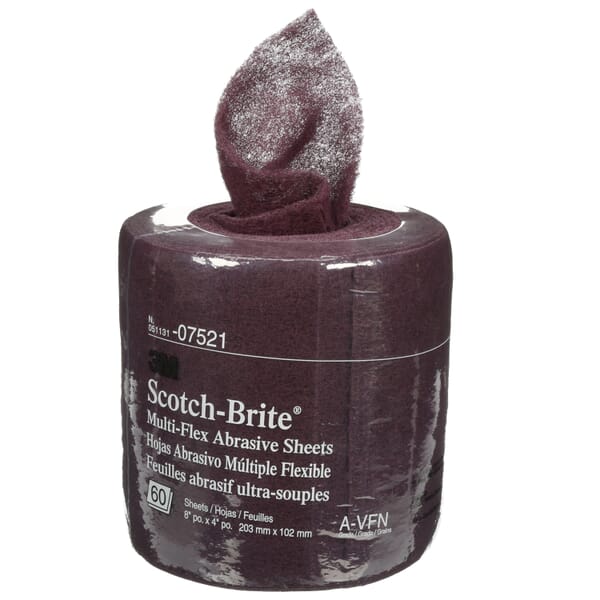 3M 7000120922 MX-SR Roll, 20 ft L 8 in W, Very Fine Grade, Aluminum Oxide Abrasive
