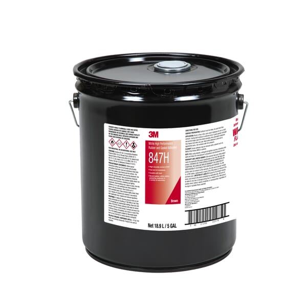 3M 7100025410 847 High Performance Adhesive, 5 gal Drum