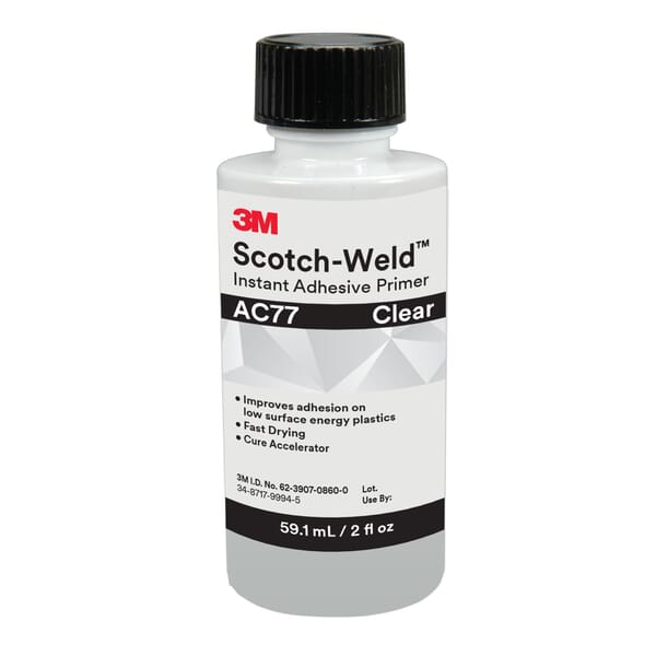 Scotch-Weld 7100039260 AC77 Instant Adhesive Primer, 2 fl-oz