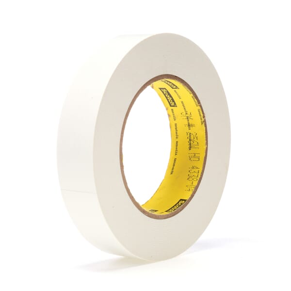 Scotch 7000047440 Printable Flatback Paper Tape, 60 yd L x 1 in W, 6.7 mil THK, Rubber Adhesive, Flatback Paper Backing