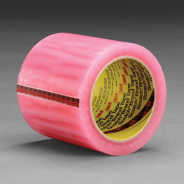 Scotch Label Protection Tape, 2.5 mil THK, Acrylic Adhesive, Acetate Backing, Pink