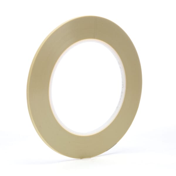 Scotch 7000048455 Fine Line Tape, 60 yd L x 0.12 in W, 5 mil THK, Rubber Adhesive, Polypropylene Backing