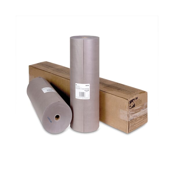 Scotch 7000045441 Masking Paper, 1000 ft Roll L x 18 in W x 2.8 mil THK, Paper, Steel Gray