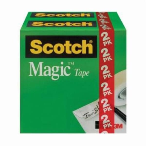 Scotch 7010315998 Tape, 1296 in Roll L x 1/2 in W, Transparent