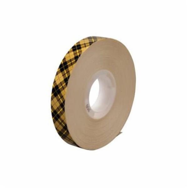 Scotch 7100137419 Acid-Free Adhesive Tape, 36 yd L x 1/4 in W, 0.002 in THK, 2 mil 320AF Permanent Pressure Sensitive Acrylic Adhesive, Gold