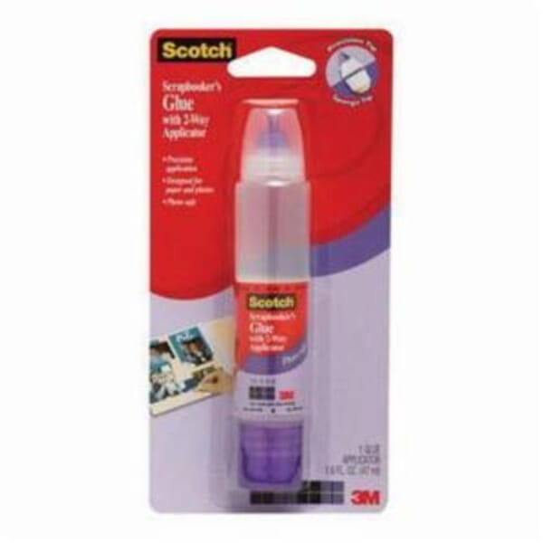 Scotch 7100139622 Glue Pen, 1.6 fl-oz Container Tube Container, Liquid Form, Clear, Specific Gravity: 1.1