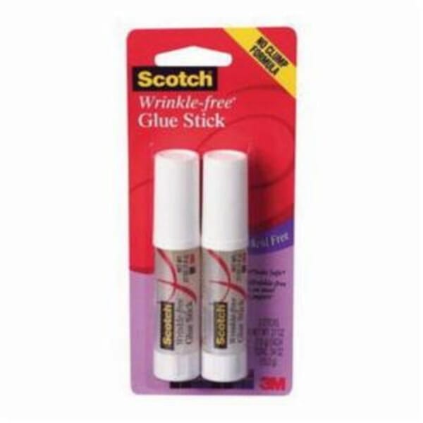 Scotch 7010371513 Glue Stick, 0.27 oz Container, Paste Form, Clear to Opaque, Specific Gravity: 1