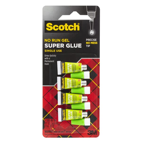 Scotch 7000047661 AD119 Super Glue, 17 oz Tube, Gel Form