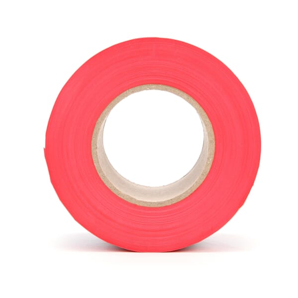 Scotch 7000133181 362-R Non-Adhesive Barricade Tape, Red, 1000 ft L 3 in W, DANGER DO NOT ENTER Legend, Polyethylene Film