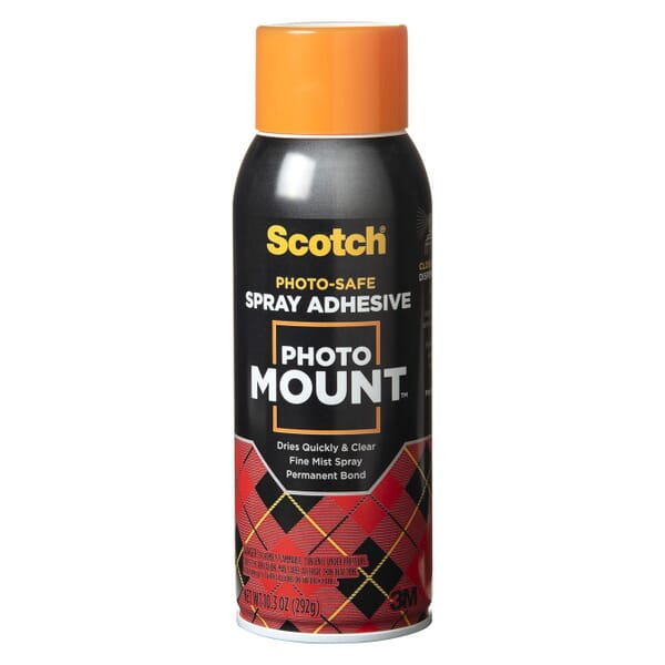 3M 7000144667 6094 Spray Adhesive, 1.3 oz Can, Transparent