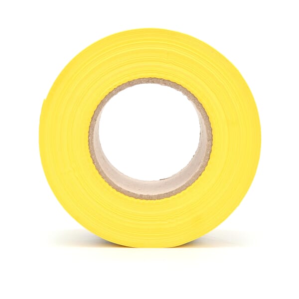 Scotch 7010398264 382-Y Non-Adhesive Barricade Tape, Yellow, 1000 ft L 3 in W, CAUTION/CUIDADO Legend, Polyethylene Film