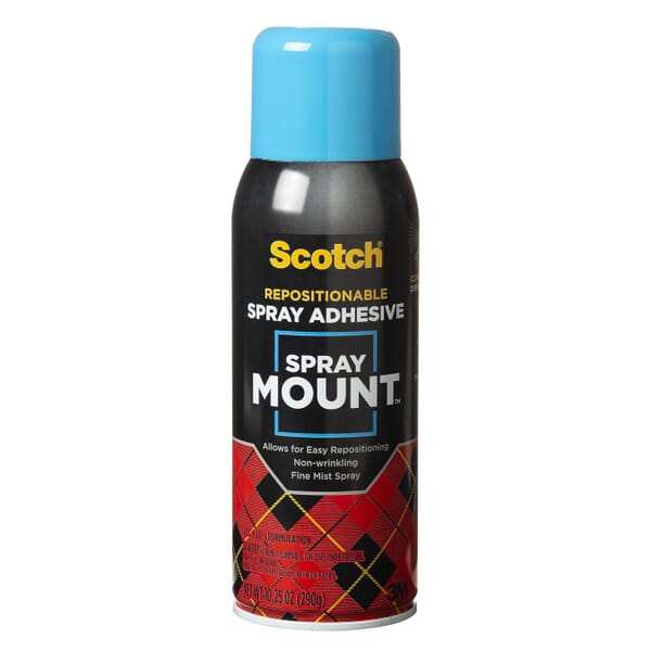Scotch 7100129195 6065 Spray Adhesive, 1.25 oz Can, Transparent