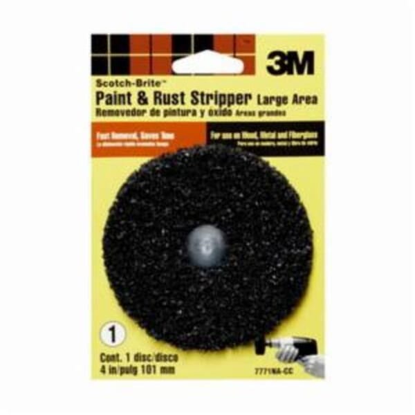 Scotch-Brite 4801107771 Paint and Rust Stripper, 4 in Dia Disc