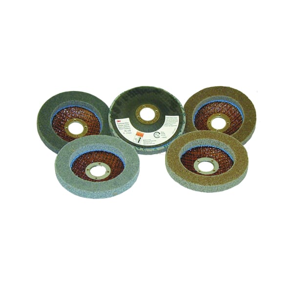 Scotch-Brite 7000028516 Unitized Disc, 4-1/2 in Dia Disc, Fine Grade, Silicon Carbide Abrasive