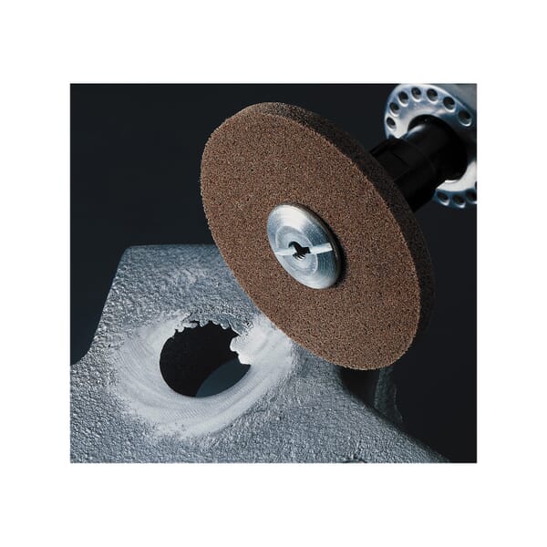 Scotch-Brite 7000028518 Unitized Disc, 4-1/2 in Dia Disc, Fine Grade, Silicon Carbide Abrasive