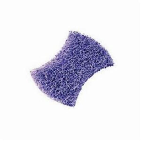 Scotch-Brite 7100080174 Bow-Tie Pad, Purple, 11 cm L x 7 cm W, Synthetic/Coiled Fiber/Resin/Mineral