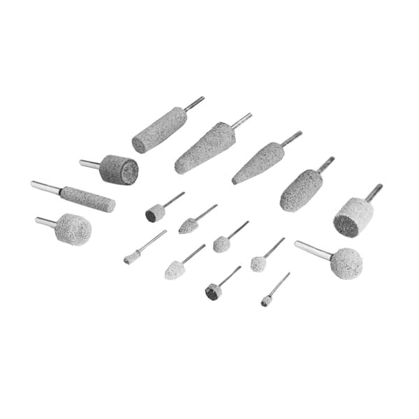 Scotch-Brite 7010329842 Unitized Mounted Point, W163 Cylindrical Point, 1/4 in Dia Head x 1/8 in L Head, 1/8 in Dia Shank