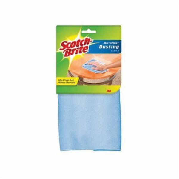 Scotch-Brite 7100075756 Non-Scratch Cloth, 12-1/2 in L x 11-1/2 in W, Microfiber, Blue