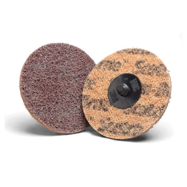 Scotch-Brite 7100075562 Quick-Change Surface Conditioning Disc, 3 in Dia Disc, Coarse Grade, Aluminum Oxide Abrasive, Type TSM Attachment
