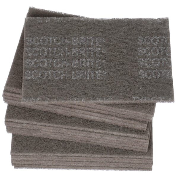 Scotch-Brite 7000045983 Pad, 9 in L, 6 in W W/Dia, Ultra Fine Grade, Silicon Carbide Abrasive
