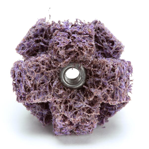 Scotch-Brite 7000121119 BF-XB Buff, 1 in Dia Buff, Medium Grade, 2 Ply