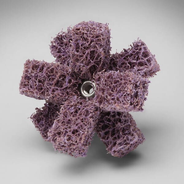 Scotch-Brite 7000121121 BF-XB Buff, 2 in Dia Buff, Medium Grade, 2 Ply