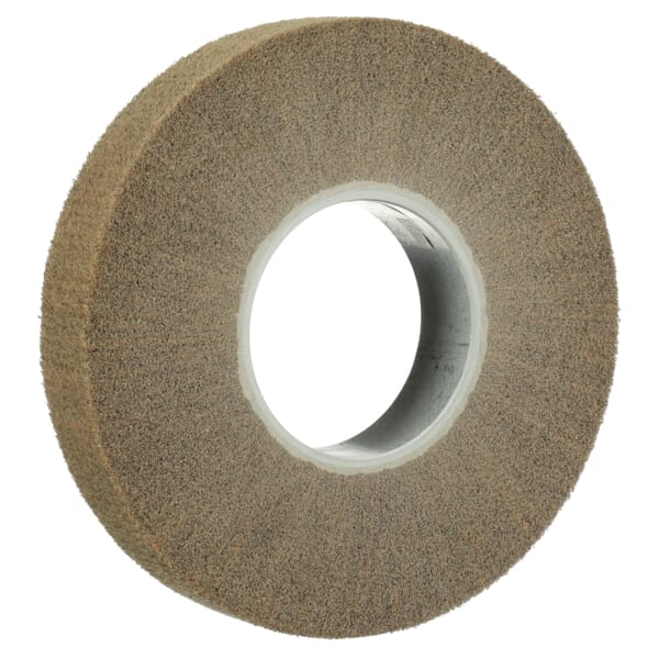 Scotch-Brite 7010299326 Hard Density Unmounted Flap Brush, 12 in Dia Wheel, 2 in W Face, Medium Grade, Aluminum Oxide Abrasive