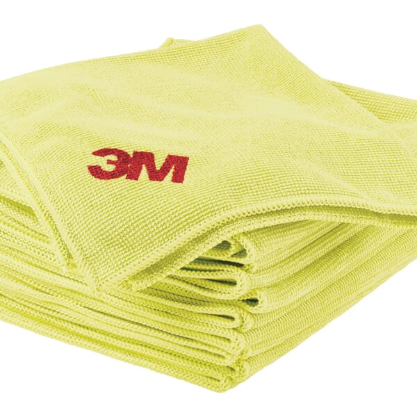 Scotch-Brite 7010369456 High Performance Cloth, 14.2 in L x 12.6 in W, Micro Fiber, Yellow