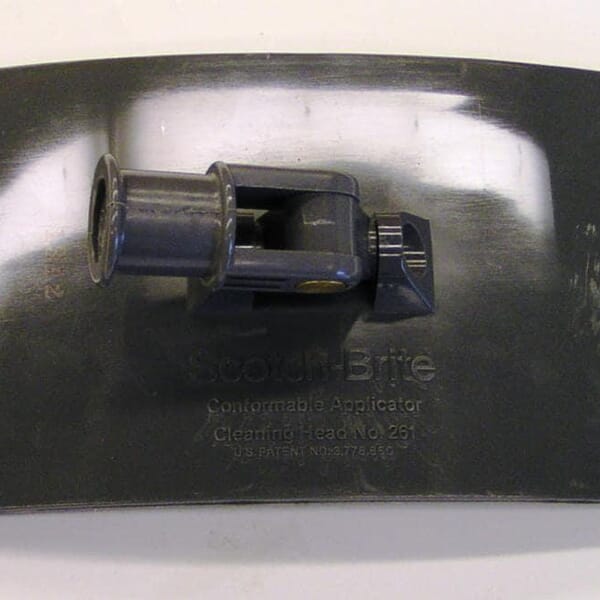 Scotch-Brite 7100005357 Cleaner Head, 12.83 in L 6.95 in W, Plastic, Black/Dark Gray