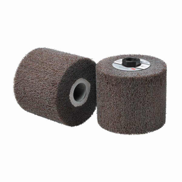 Scotch-Brite 7000121168 Flap Brush, 4.5 in Dia Wheel, 4 in W Face, Medium Grade, Aluminum Oxide Abrasive