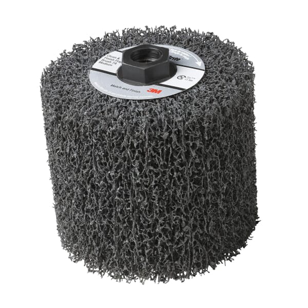 Scotch-Brite 7000121169 CF-MF Flap Brush, 4.5 in Dia Wheel, 4 in W Face, Extra Coarse Grade, Aluminum Oxide Abrasive