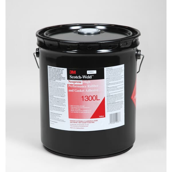 Scotch-Weld 7100022994 High Performance High Strength Low Viscosity Rubber and Gasket Adhesive, 5 gal Container Pail Container