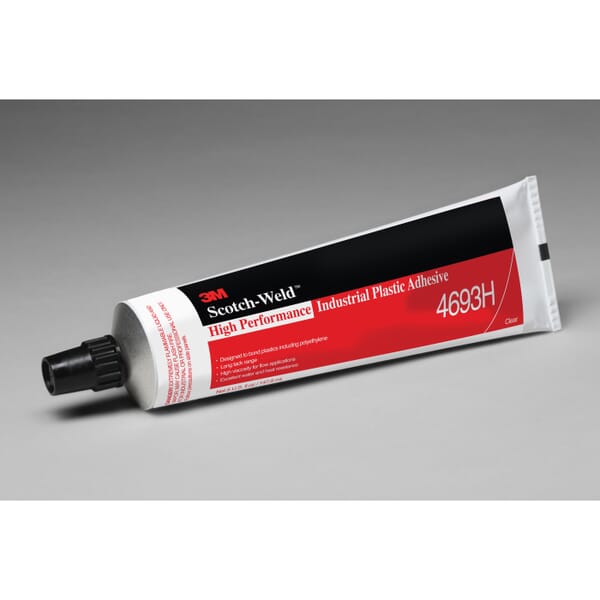 Scotch-Weld 7000028594 High Performance Industrial Plastic Adhesive, 5 oz Container Tube Container