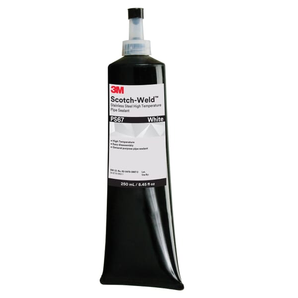 Scotch-Weld 7100039215 High Temperature Pipe Sealant, 250 mL Container Tube Container